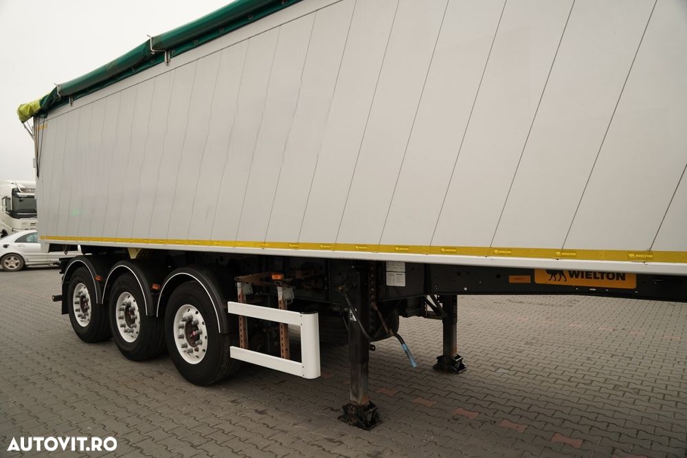 Wielton BASCULATOR / 41 M3 / ALUMINIU / 2x AXE RIDICATIVE / AXE SAF / JANTE DIN ALIAJ - 9