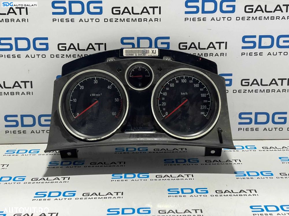 Ceas Ceasuri Cluster Instrumente Bord Opel Astra H 1.9 Diesel 2004 - 2010 Cod 13225988 [L2911] - 1