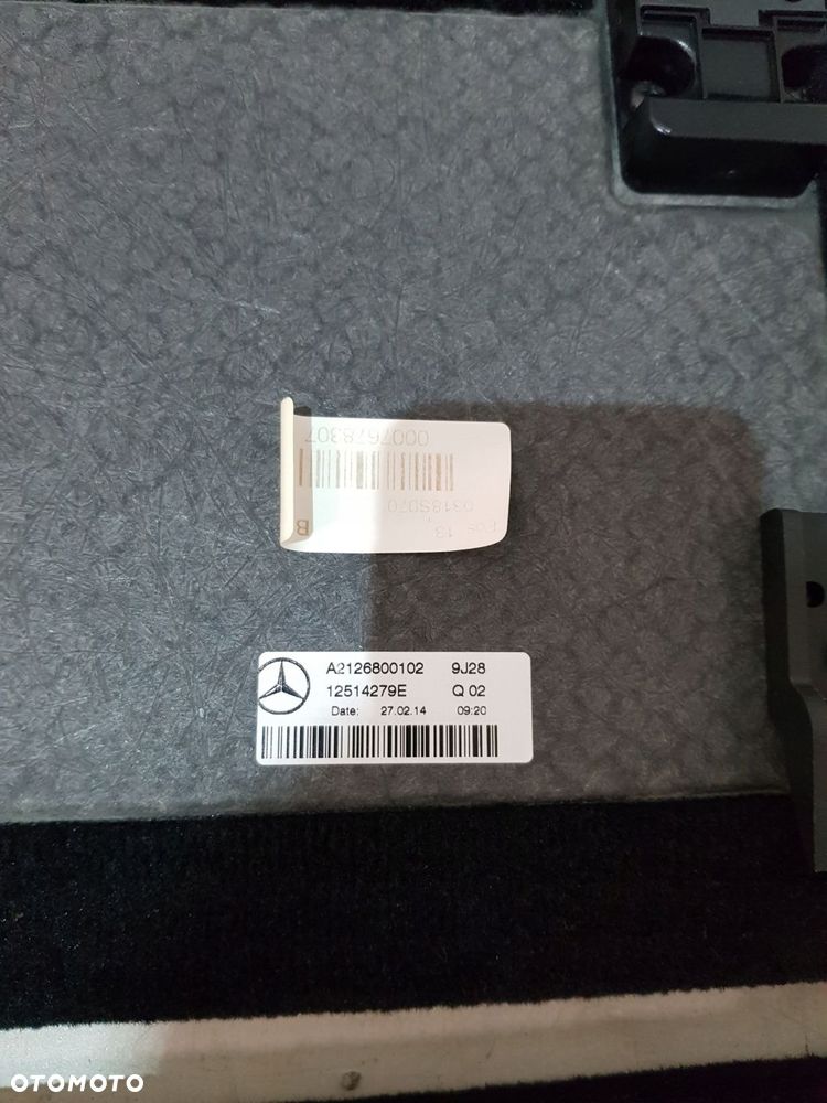 dywan wykładzina bagażnika a2126800002 mercedes e-klasa w212 lift kombi - 8