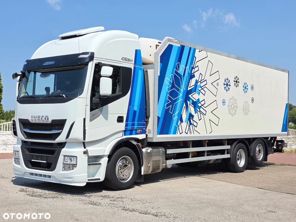 Iveco HI-WAY 460 / CHŁODNIA / WINDA / 6×2 /  21 EUROPALET / DRUKARKA / KLIMA POSTOJOWA / SYPIALKA / 3 OSIE / OŚ PODNOSZONA ORAZ SKRĘTNA  / AUTOMAT / E6 / SPROWADZONY/ - 10