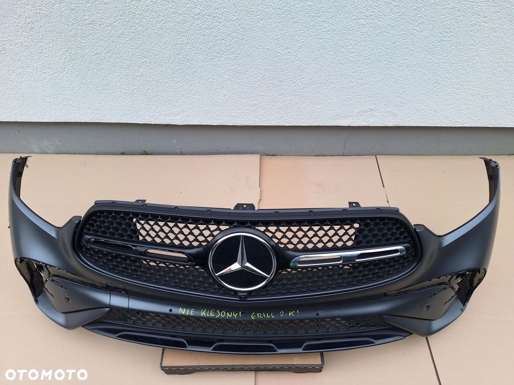 MERCEDES GLC 254 AMG 22- NIE KLEJONY! ZDERZAK PRZÓD PRZEDNI+BDB GRILL+WZM+KIEROWNICA POW. A2548851501 WYSYŁKA 24H - 2