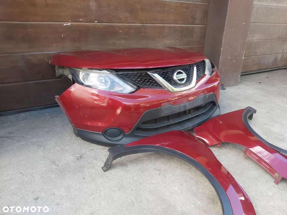 Nissan Qashqai II J11 zderzak lampa pas maska błotnik kompletny przód - 2