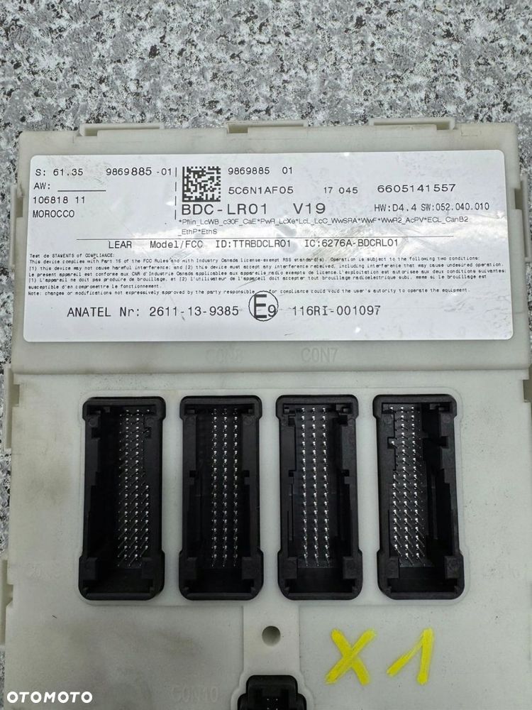 MODUŁ STEROWNIK BDC BMW X1 F48 2015-2018 2.0 D 9869885 - 2