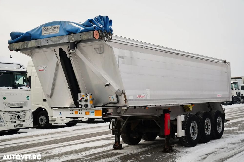 Benalu BASCULĂ BENALU / 27 m³ / ALUMINIU / AXĂ RIDICATĂ / GREUTATE: 5.100 KG / PERDĂ ELECTRICĂ - 3