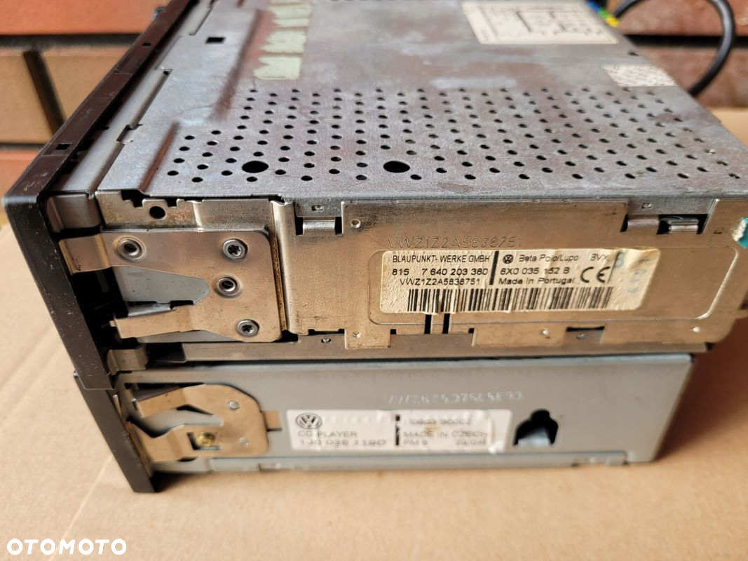 RADIO VW POLO 9N 01-09 6X0035152B ZMIENIARKA - 4