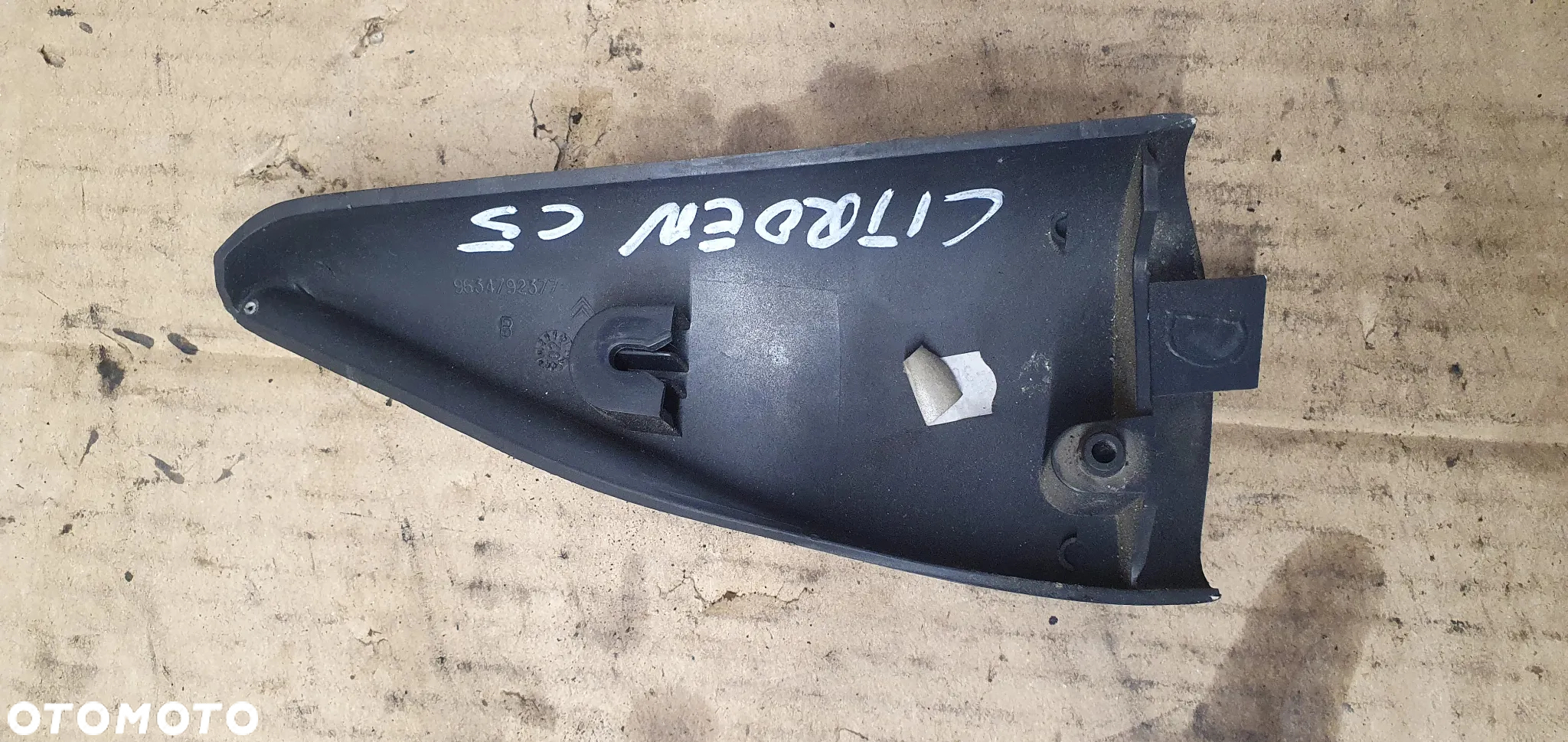 Zaślepka drzwi prawy tył tylna prawa Citroen C5 9634792377 - 4