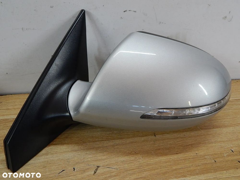 Lusterko przód zewnętrzne Kia Sportage III 10-16 srebrny 9s 9pin Łuków części - 3