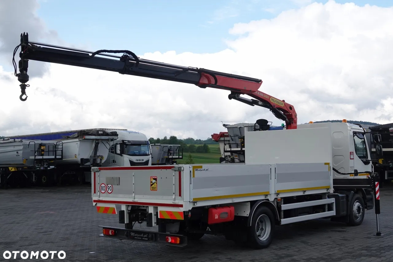 Renault D 210/  4X2 / SKRZYNIOWY 5 M + HDS PALFINGER PK 8.501 SLD A / UDŹWIG 5 580G / STEROWANIE RADIOWE / ROTATOR / SPROWADZONY - 3
