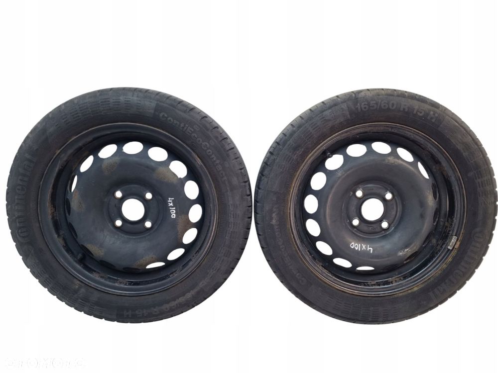 2x KOŁA LETNIE Toyota Aygo II zapas felga 165/60 R15 4x100 2151610 opona - 1