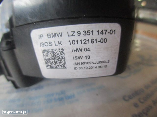 Comutador Luzes Fita Airbag 9351147 BMW F20 2014 116Ed 115CV 5P AZUL - 3