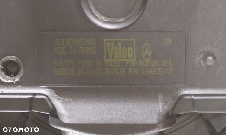 DMUCHAWA WENTYLATOR MERCEDES W251 W164 A1648350007 - 10
