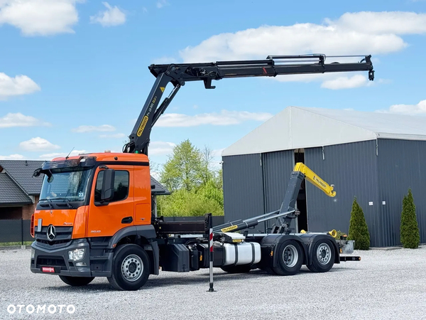 Mercedes-Benz ANTOS 2643 / 6X2 / HDS PALFINGER PK19.001 SLD5+HAKOWIEC PALFINGER 20 000 KG / Z NIEMIEC