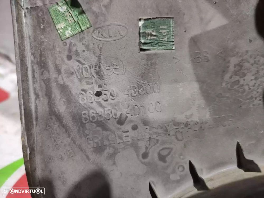 GRELHA FRONTAL KIA CARNIVAL / GRAND CARNIVAL III 2006 -863504D000 - 3