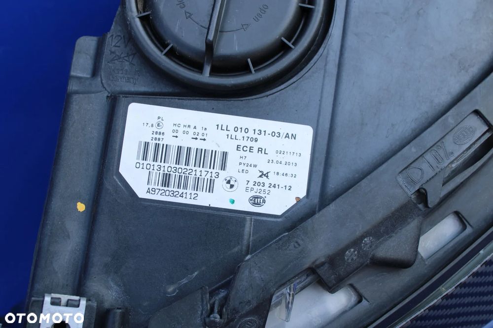 Komplet 2 x Reflektor prawy+lewy reflektory lampy lampa lewa prawa kpl BMW F10 F11 wersja angielska - 24