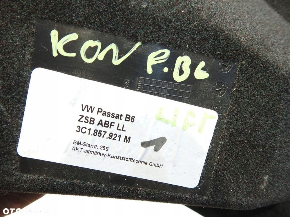 SCHOWEK KIEROWCY VW PASSAT B6 LIFT 3C1857921M - 2