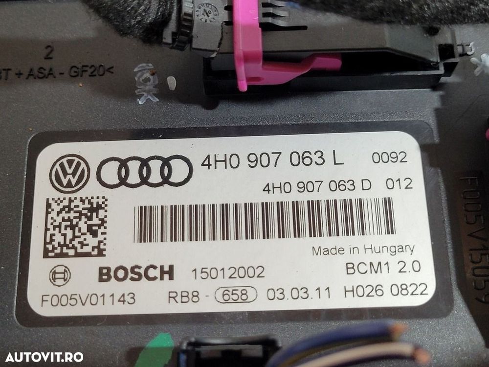 Modul Volkswagen Touareg 7P 2010 - 2014 (1109) CALCULATOR CONFORT 4H0907063L - 3