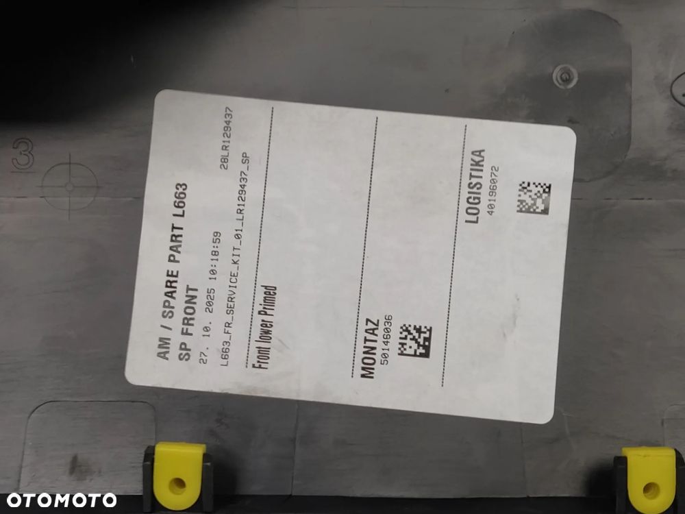 LAND ROVER DEFENDER II L663 LISTWA NAKŁADKA ZDERZAKA ŚRODKOWA PRZÓD PRZEDNIA PDC ORYGINAŁ - 24