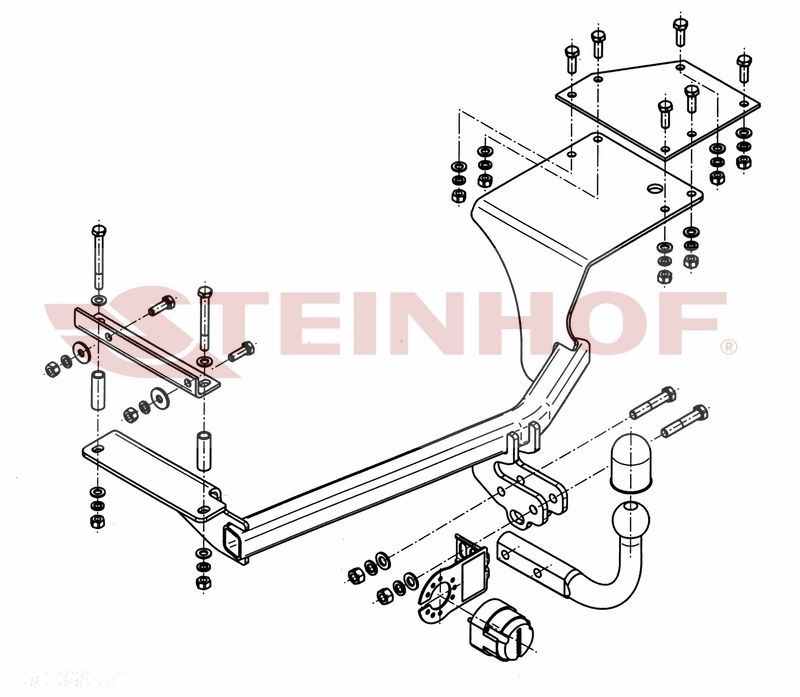 Hak Holowniczy + WIĄZKA 7PIN do Opel Agila 1,2L od 2008 do 2014 - 2