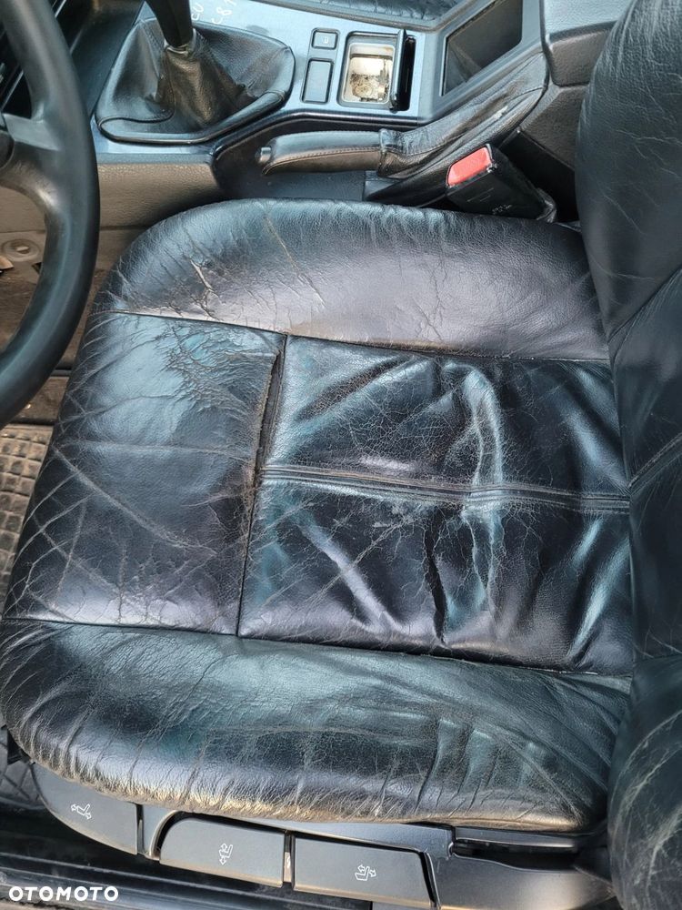FOTEL LEWY PRZÓD PRZEDNI BMW E39 GRZANY EUROPA CZARNA SKÓRA - 3