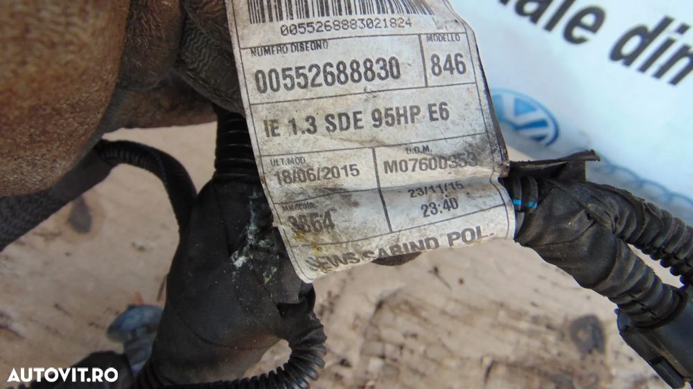 Instalatie electrica motor 1.3 Fiat panda Punto evo Tipo fiat 500 500l 500c 500x doblo qubo Opel Co - 4