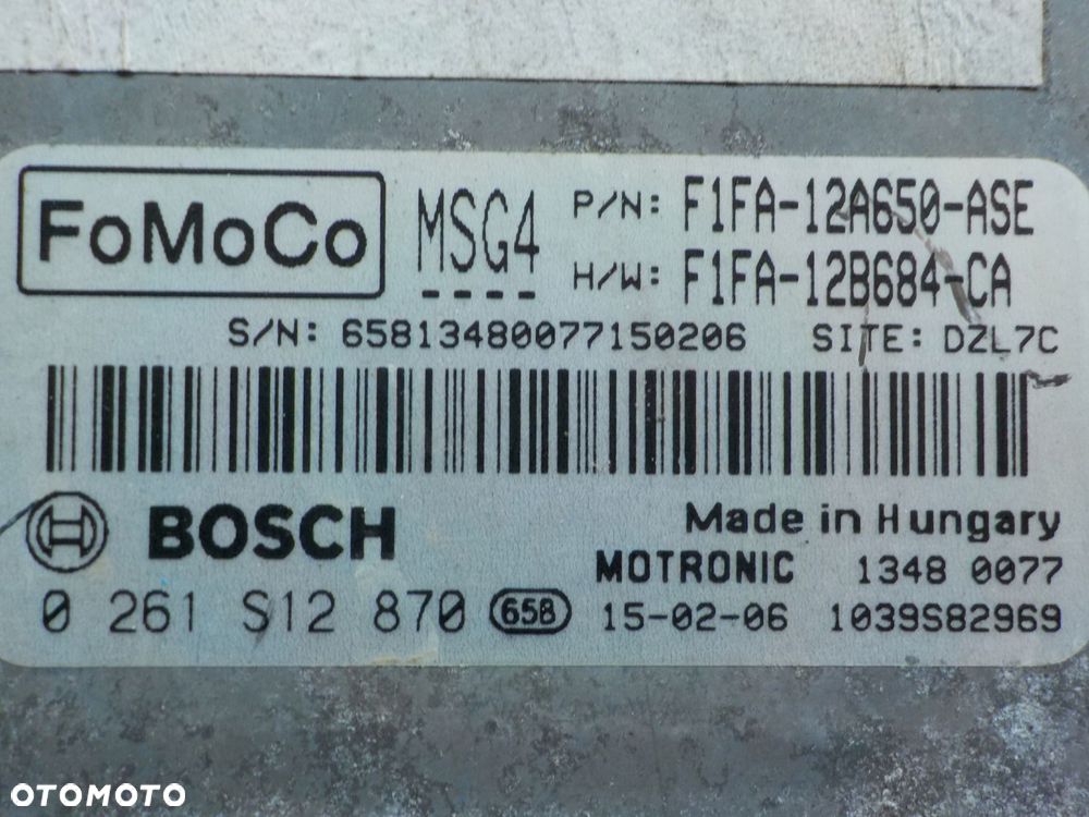 FORD FOCUS MK3 LIFT 1.0 B 15r HB sterownik komputer silnika F1FA-12A650-ASE - 3