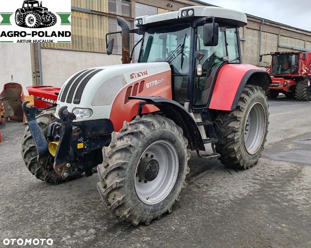 Steyr 6175 CVT - OBROTOWY FOTEL + KIEROWNICA - 7604 H - TUZ - WOM - 2007 ROK - 1