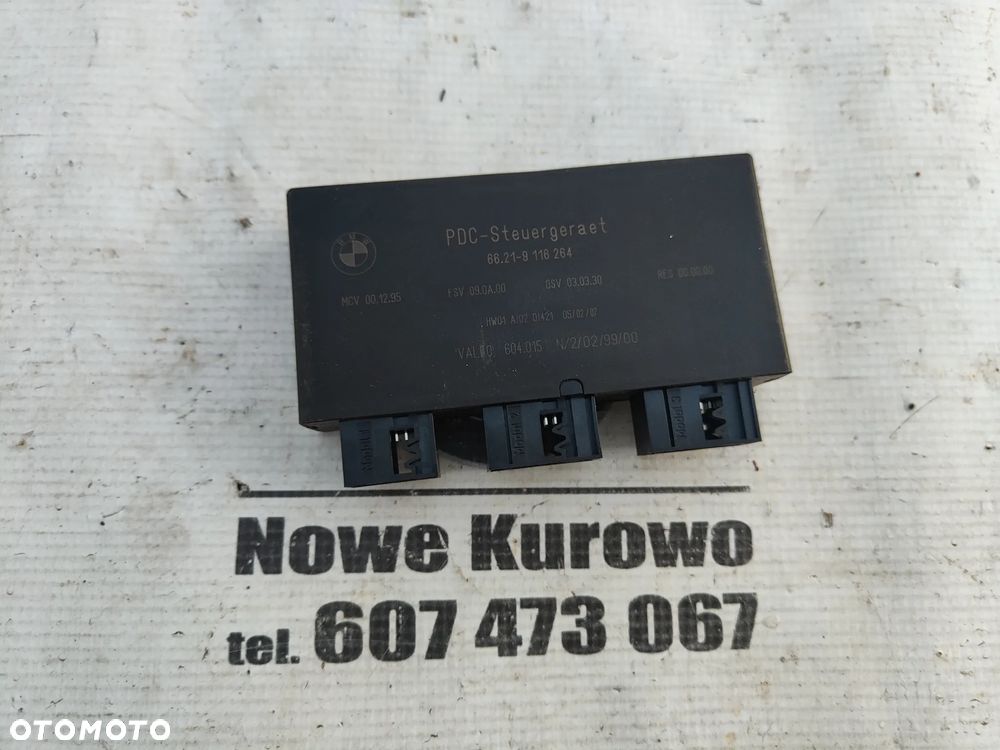 BMW E60 E61 E65 E63 E70 E71Moduł sterownik czujników cofania PDC 9116264 - 1
