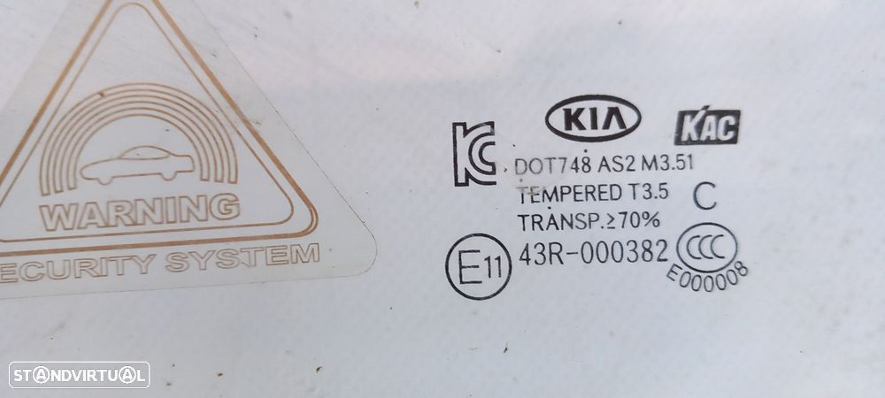 Vidro porta frente esquerda KIA Rio III (UB) - 2