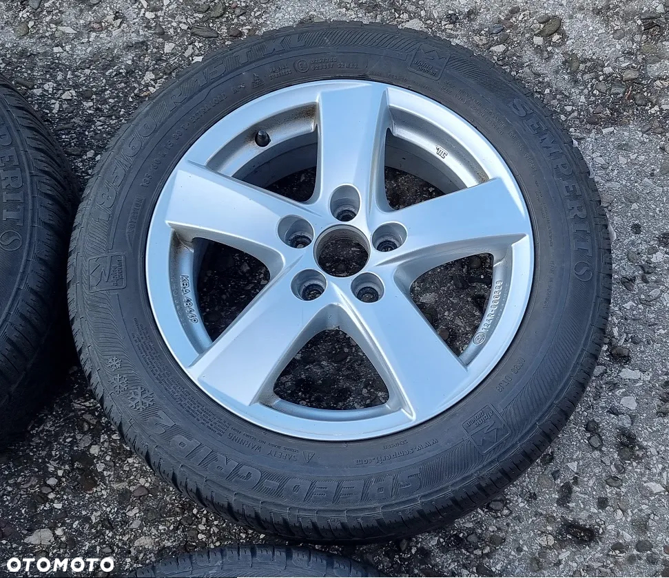 4x koła zima Audi A1 VW Seat Skoda Semperit Speed-Grip 2  185/60/15 185/60R15 5x100 - 5