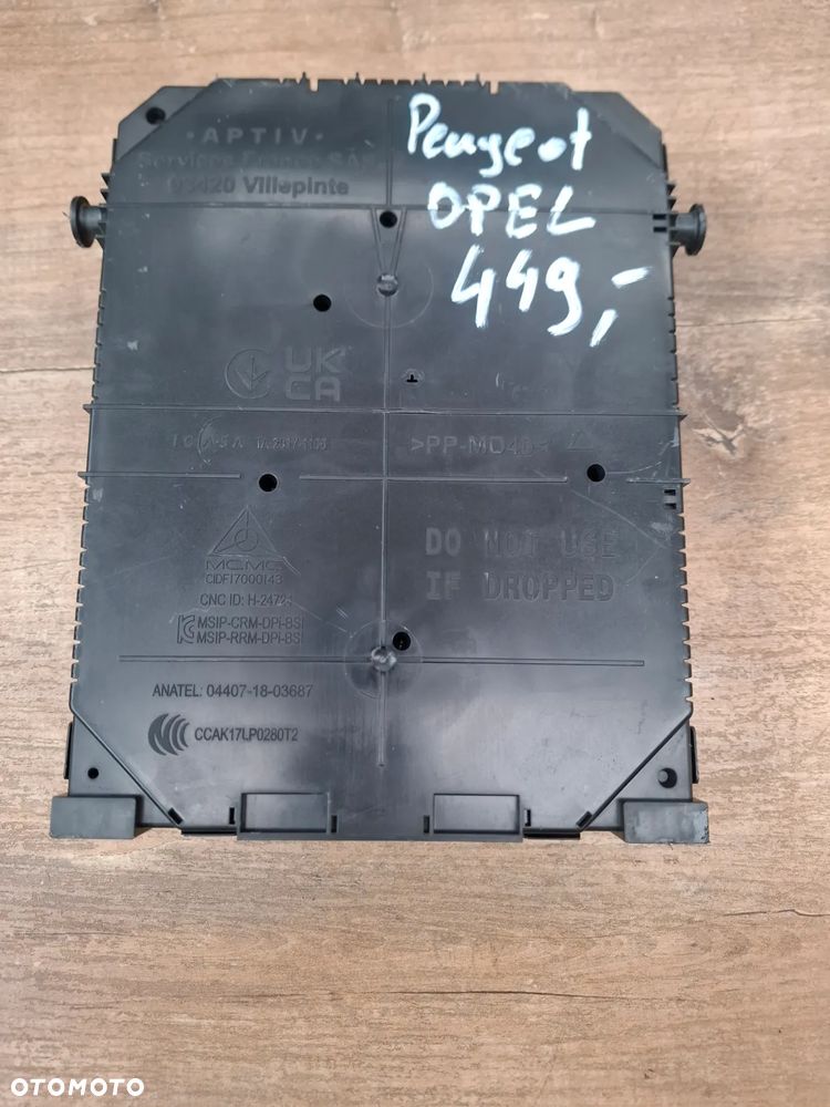 Opel Peugeot BSI skrzynka bezpieczników 985566280 - 2