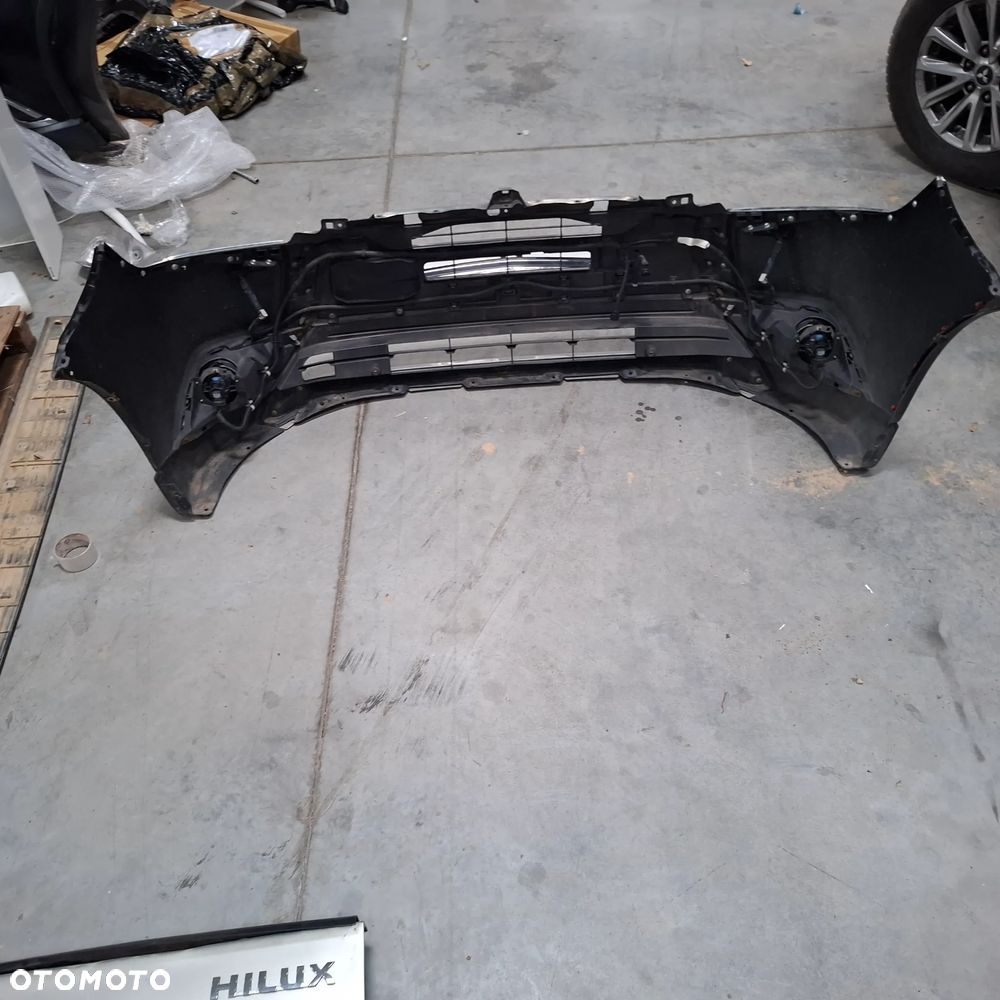 MITSUBISHI OUTLANDER III 3 15- LIFT ZDERZAK PRZÓD KOMPLETNY CHROMY x42 czarny w kolor demontaz - 11