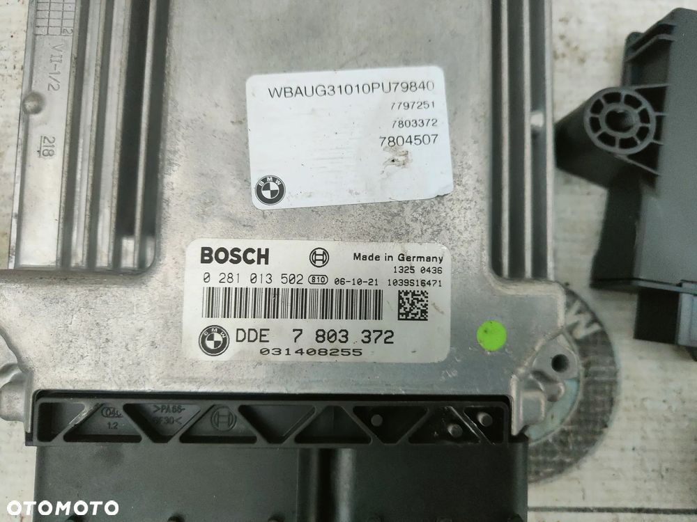 BMW E87 E81 E90 E91 M47 2.0d 163KM 122KM Zestaw startowy sterownik silnika 7803372 - 2