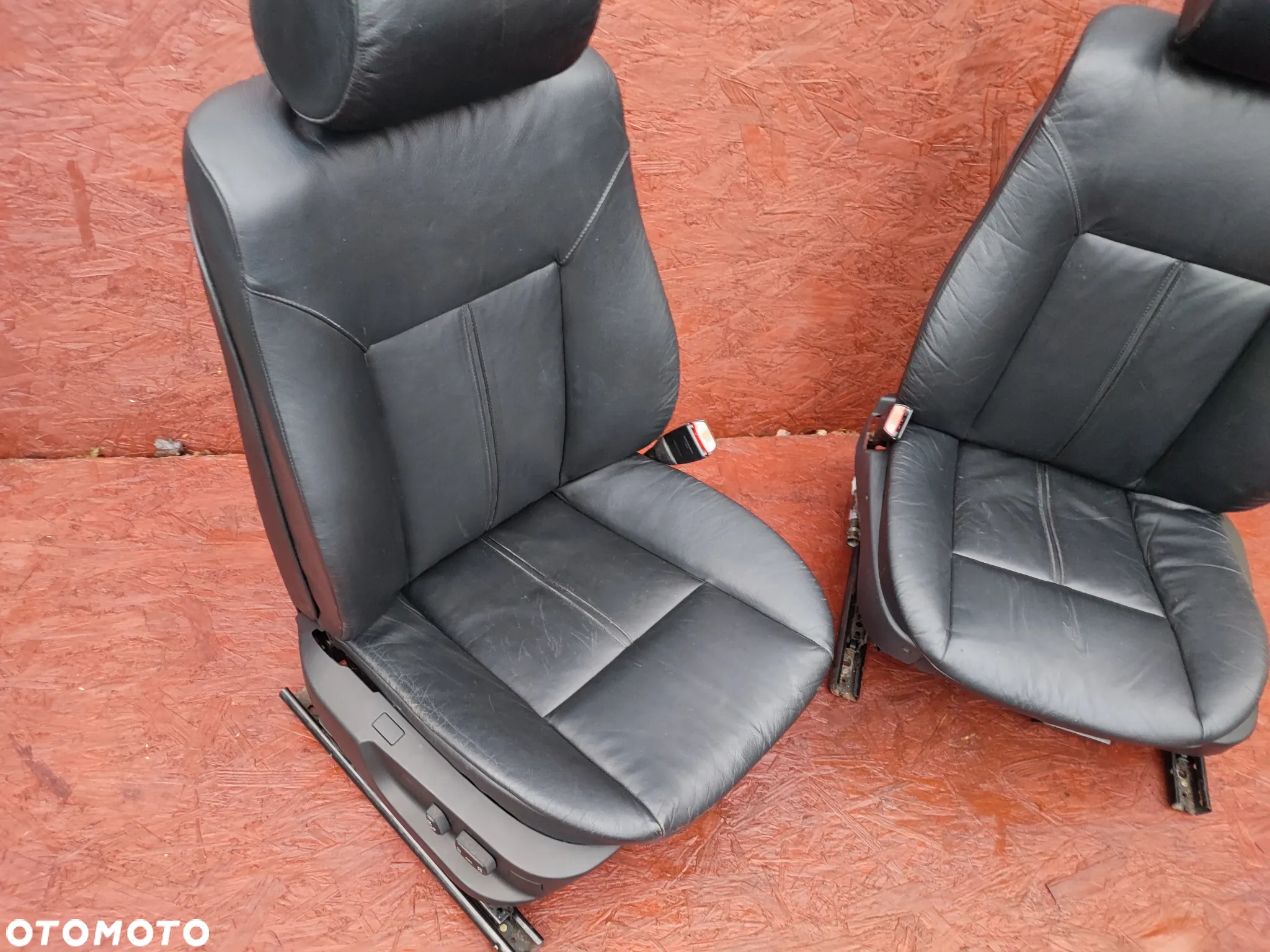 BMW E38 ORYGINALNE FOTELE KOMFORTY ELEKTRYCZNIE USTAWIANE EUROPA CZARNA SKÓRA W BDB STANIE LEWY / PRAWY PODGRZEWANE ELEKTRYCZNIE O NR. 9 069 619 OEM - 4