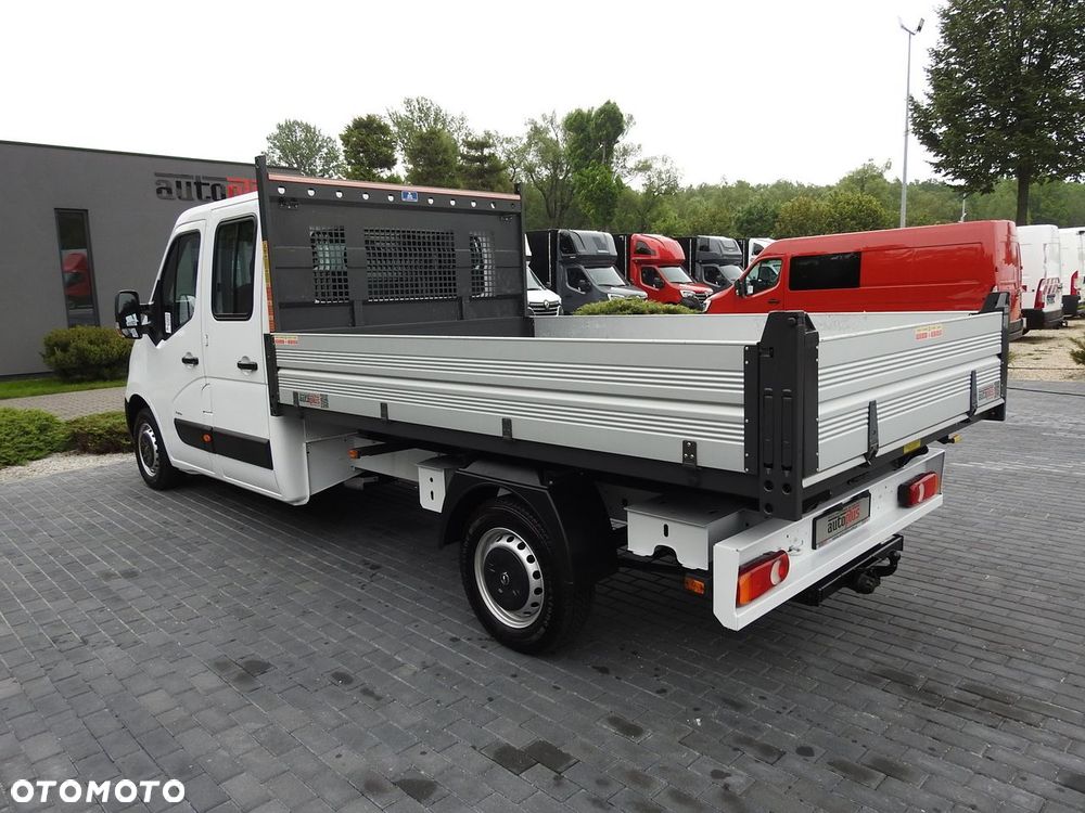 Opel MOVANO PODWÓJNA KABINA DOKA 6 MIEJSC WYWROTKA TEMPOMAT KLIMATYZACJA LEDY  145KM - 9