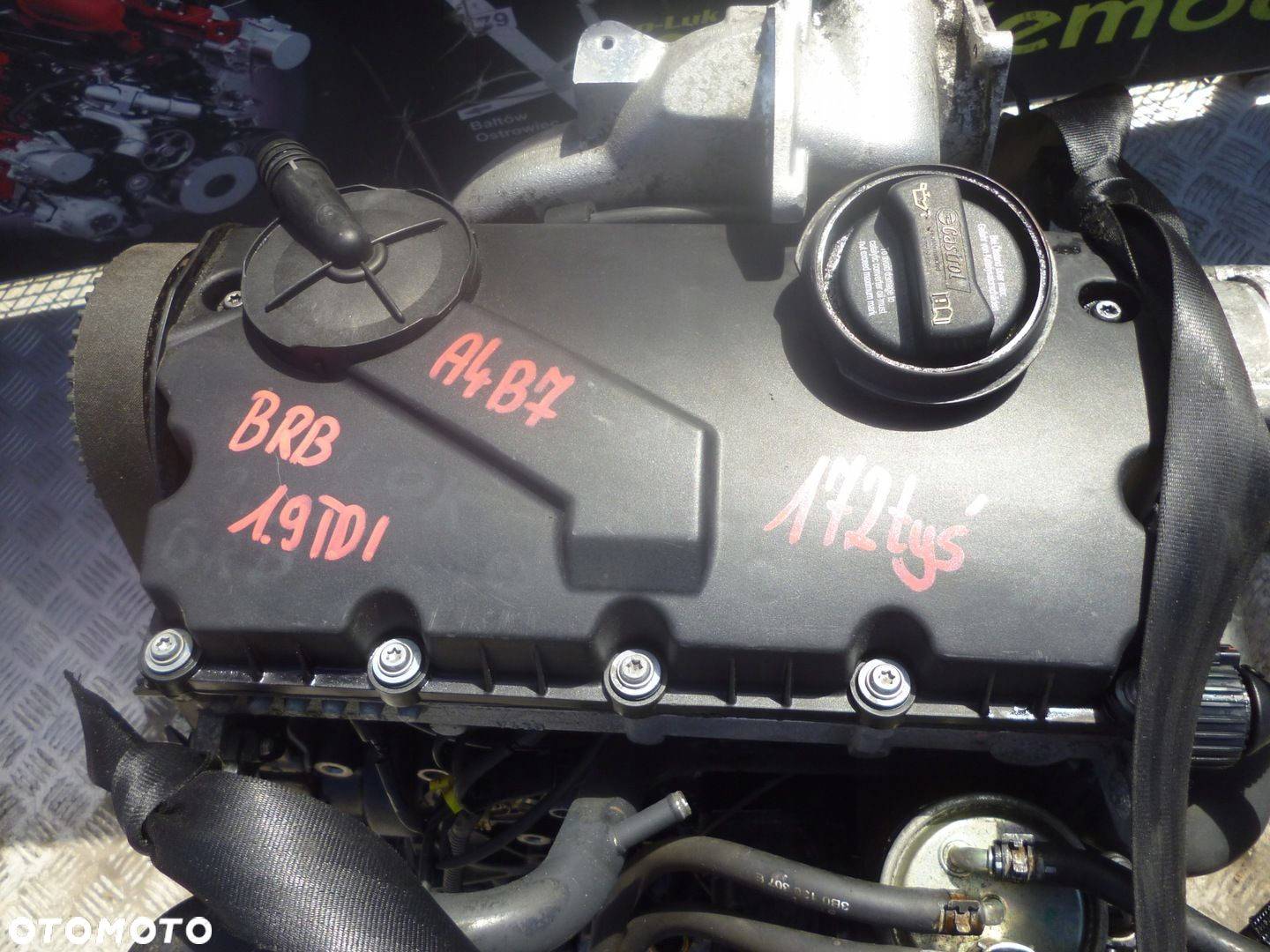 SILNIK AUDI A4 B7 1.9 TDI BRB 169 TYS UKŁAD WTRYSKOWY - 2