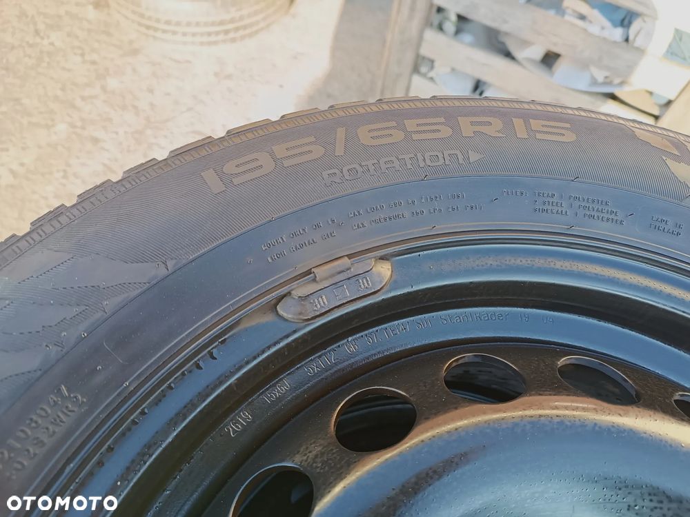 195/65R15 Opony Zimowe Zima NOKIAN WR SNOWPROOF 8mm J.NOWE Legnica ALU-RAD 19r. 195/65 - 11