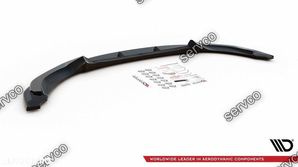 Prelungire splitter bara fata Bmw Seria M4 F82 2014- v2 Maxton Design - 5
