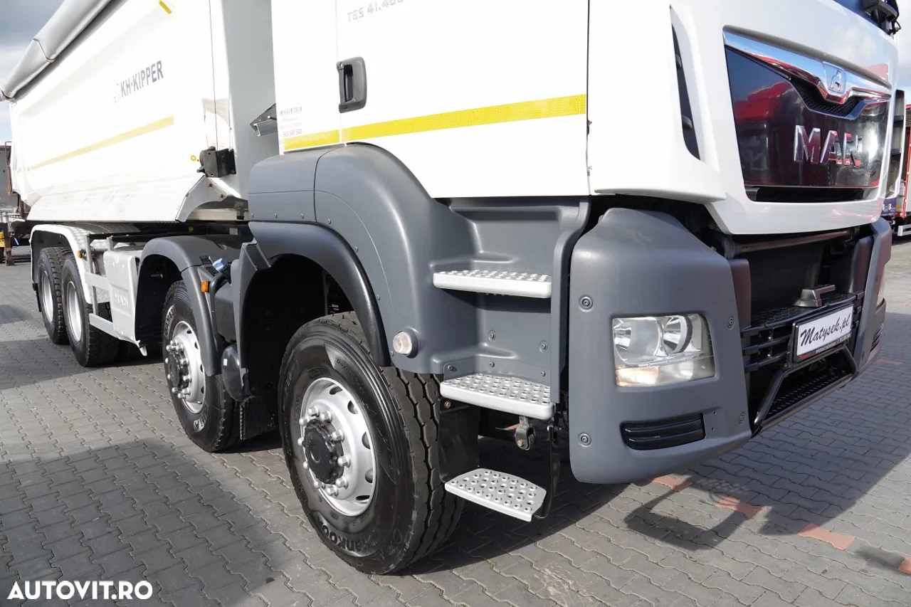 MAN TGS 41.460 / 8x8 / REAR TIPPER / MANUAL / KH-KIPPER / EURO 6 / 2019 YEAR - 11