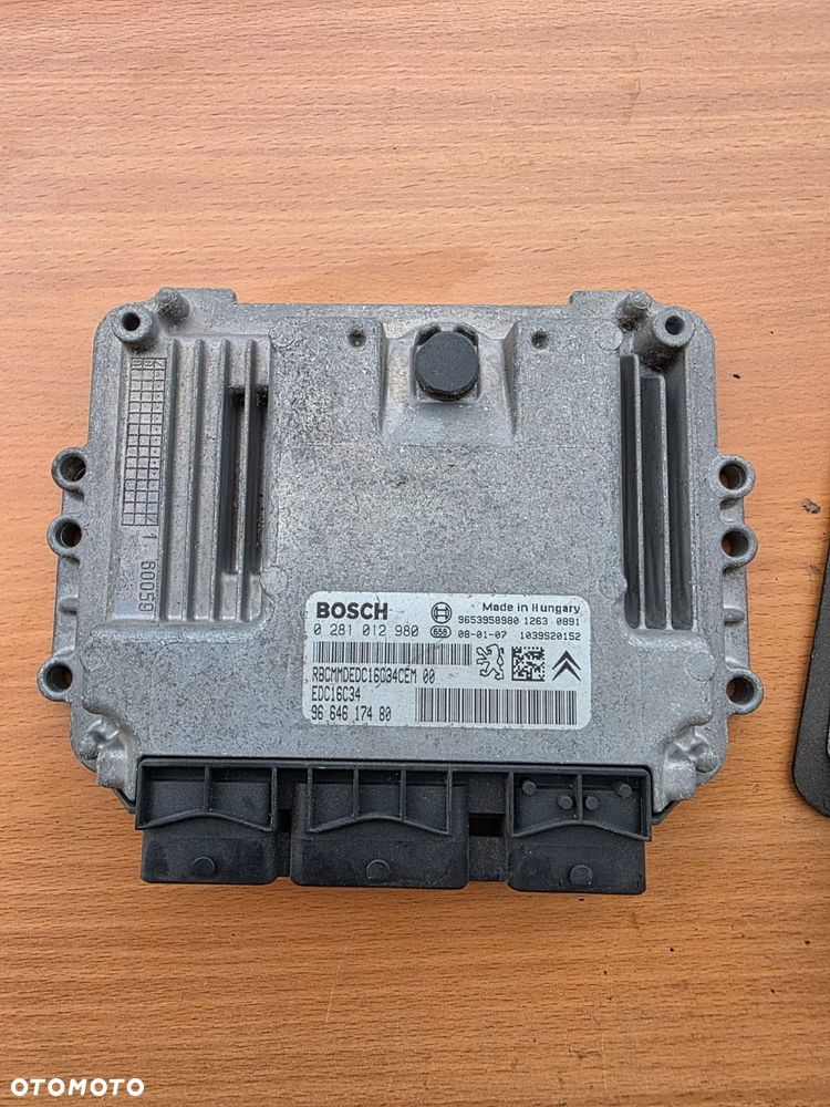 PEUGEOT CITROEN KOMPUTER STEROWNIK SILNIKA 9656815280 - 1