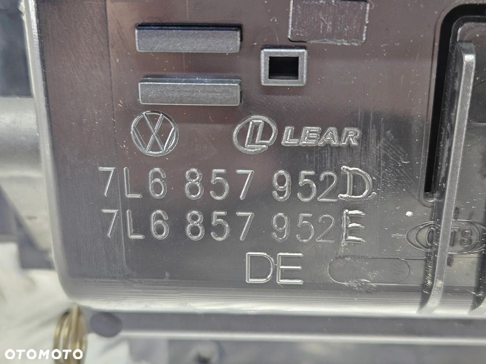 VW TOUAREG 7L 03-09R SCHOWEK POPIELNICZKA PRAWA LEWA TYŁ ANTRACYT 7L6857952 7L6857951 IDEALNA - 4