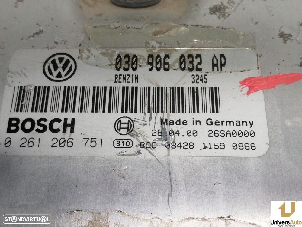 CENTRALINA MOTOR UCE VOLKSWAGEN POLO 2000 -030906032AP - 8