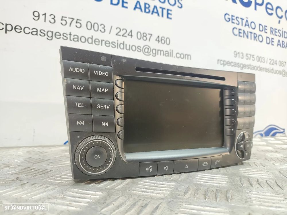 Auto Radio Ecrã GPS Mercedes Benz Class E W211 A2118204497001 2002 a 2009 - 2
