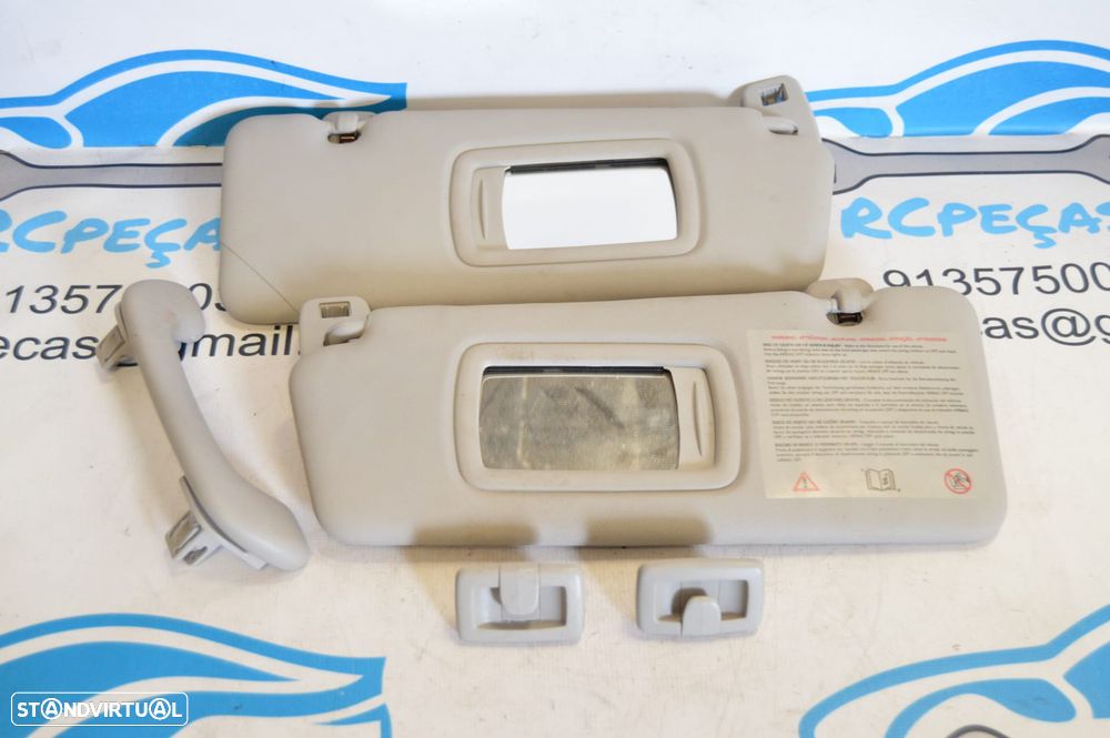 PALA PALAS PROTEÇÃO SOL SOLAR PEGA PEGAS TEJADILHO TETO INTERIORES 964007324R 964007324 RENAULT MEGANE III 3 MK3 COUPE FASE I 1 DZ0 1 1.5 DCI 105CV K9K832 K9K 832 - 2