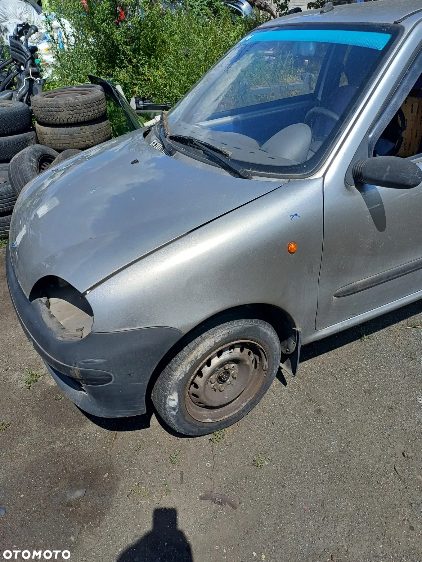 Drzwi Zdrowe Fiat Seicento 2001r cały na części - 3