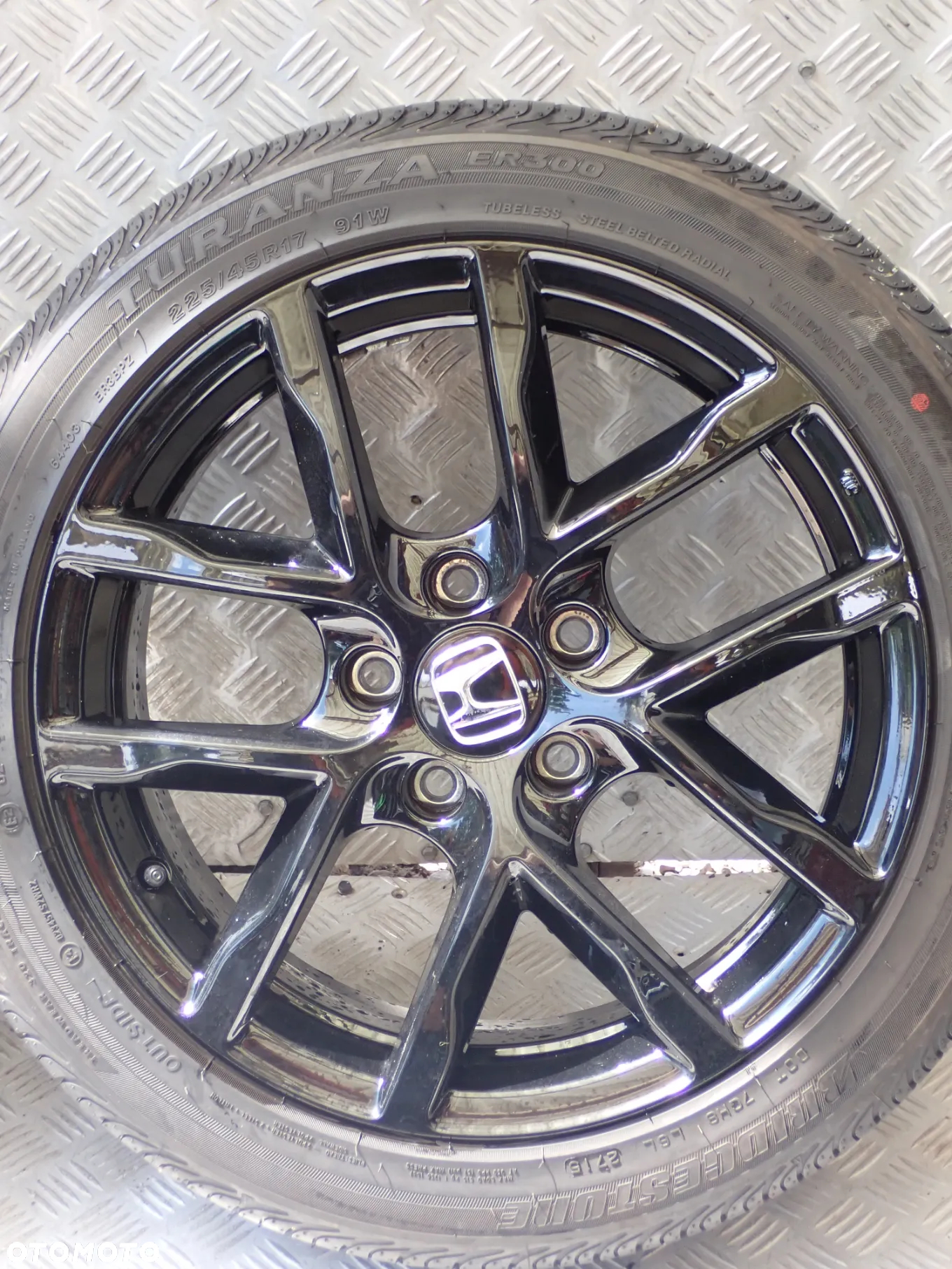 KOŁA FELGI ALUMINIOWE HONDA 7,5JX17  ET 50  5X114,3 Z OPONAMI LATO 225/45/17 2800 ZŁ - 8