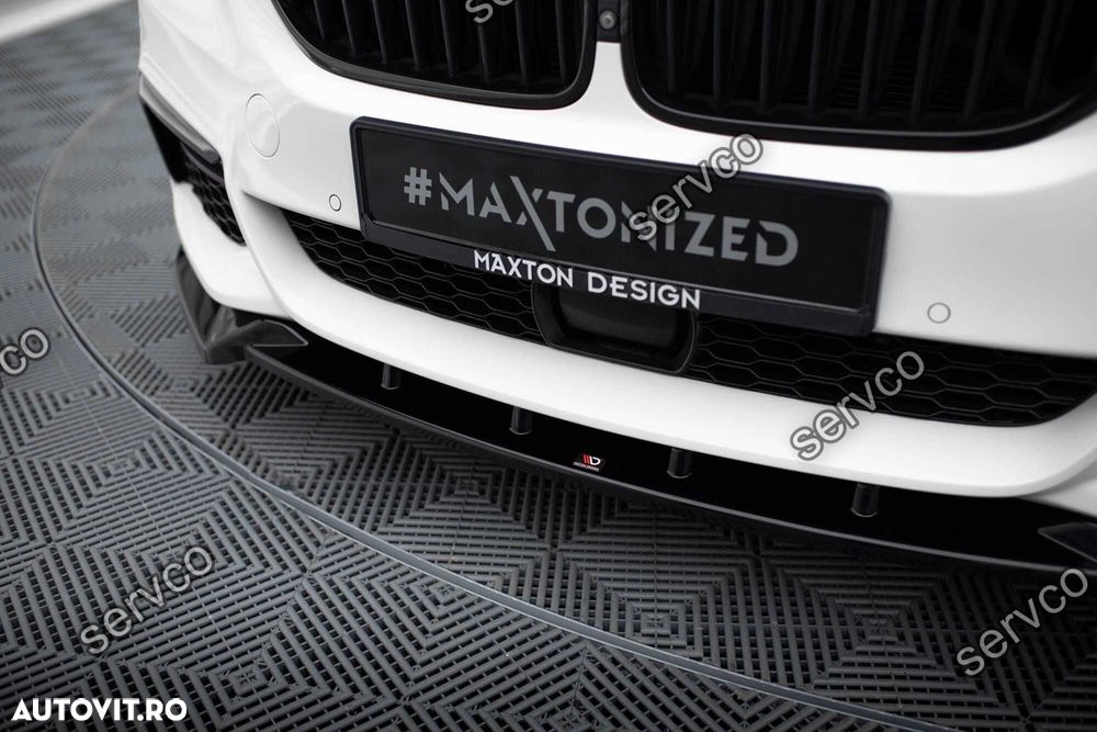 Prelungire splitter bara fata Bmw Seria 5 G30 G31 M-Pack 2017-2020 v12 - Maxton Design - 4