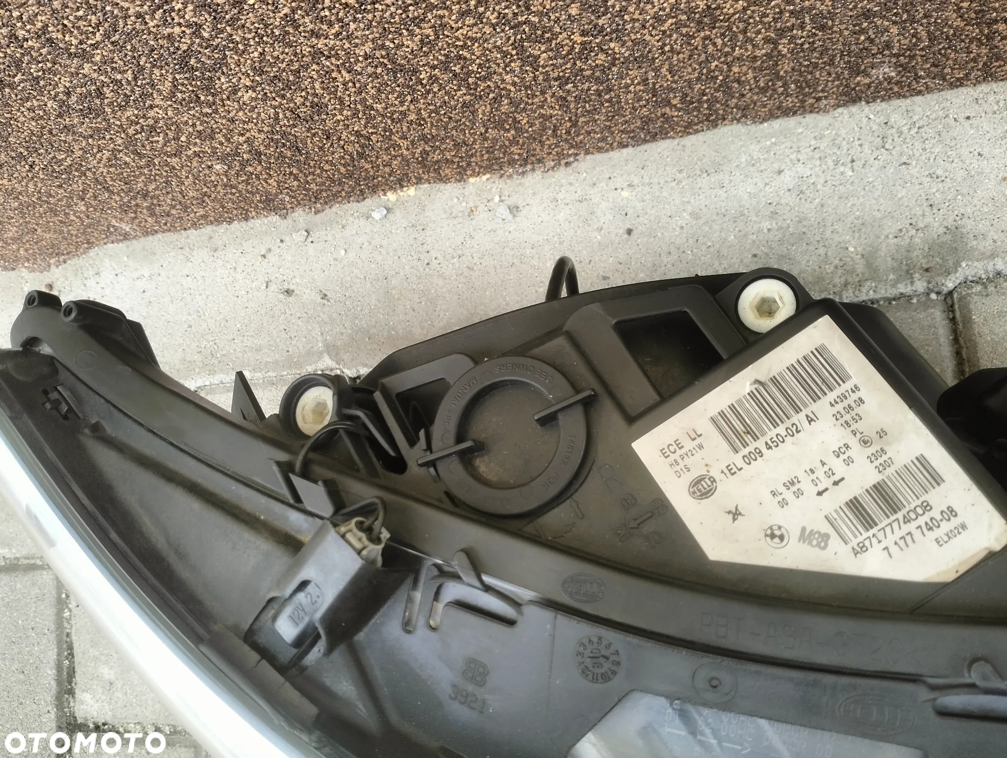 LAMPA LAMPY PRAWA BMW 5 E60 E61 XENON LIFT LCI - 2