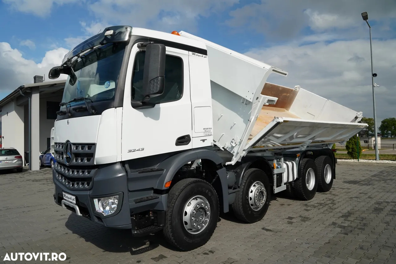 Mercedes-Benz AROCS 3243 / 8x4 / BASCULĂ DUBLU 6,2 M / BASCULĂ HIDRODOXICĂ / EURO 6 / IMPORTAT - 10