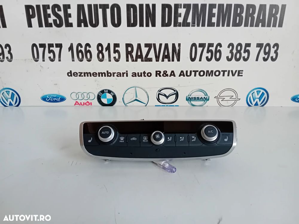 Panou Modul Climatronic Audi A3 8V 2013-2020 Cu Incalzire In Scaune Cod 8V0820043AK - 3