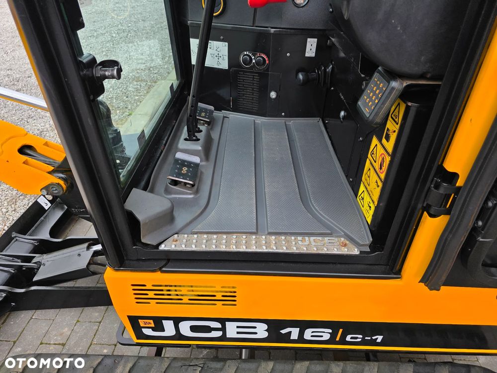 JCB JCB 16 C ful opcja najbogatsza jak nowa mini koparka sprowadzona 1 wł 8018 okazja 19 - 18